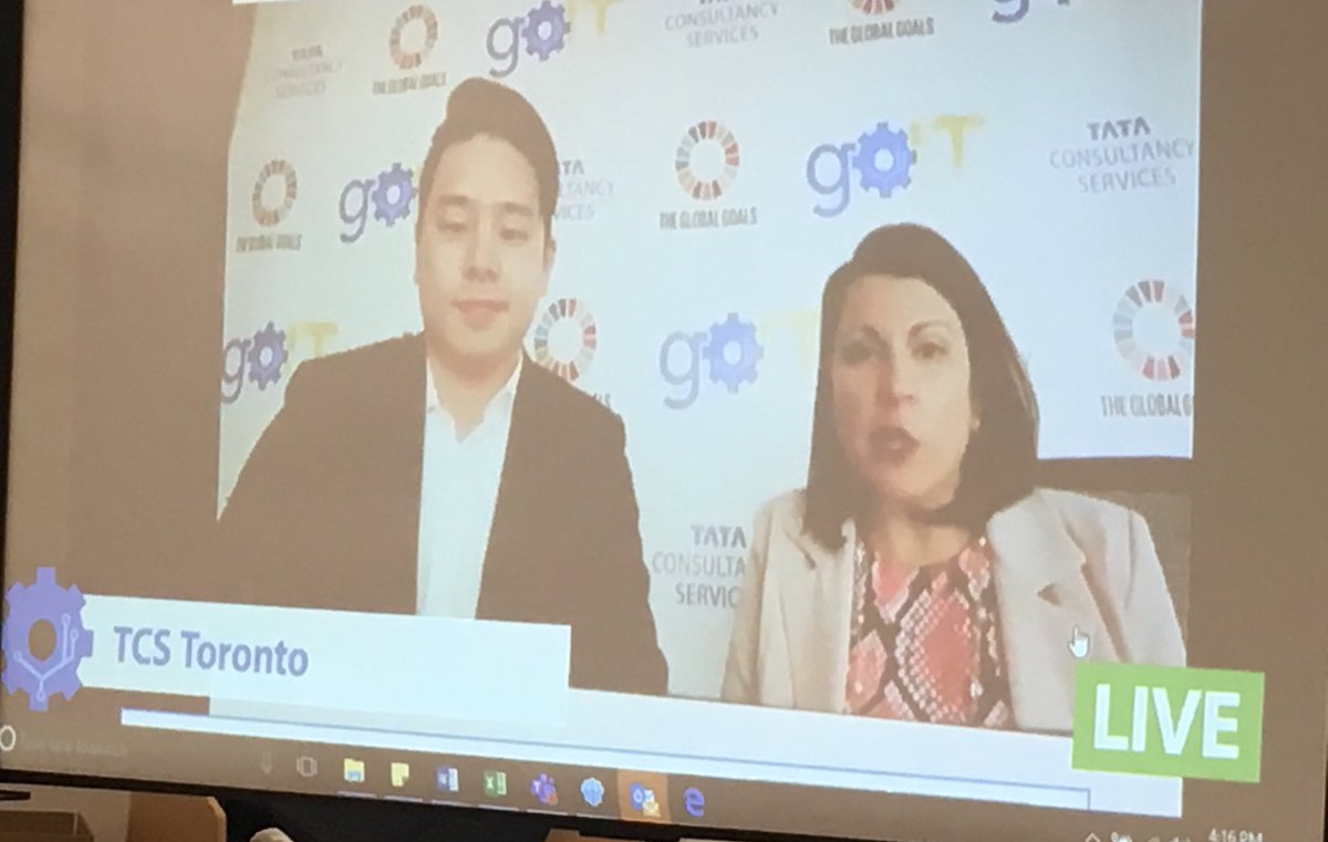 Christine Foster (@cjohnstonfoster) on Twitter photo Celebrating 10 years of #goit today! Our TCS Canada <a href="/DennisHMa/">Dennis Huy Ma</a> and @TDSB <a href="/anubahri/">Brown T.O. gal (She/her)</a> talking LIVE across North America about the student impact #goIT has had in TDSB over these past years. #STEM #SDGs <a href="/tcs_na/">Tata Consultancy Services—North America</a> Celebrating 10 years of #goit today! Our TCS Canada <a href="/DennisHMa/">Dennis Huy Ma</a> and @TDSB <a href="/anubahri/">Brown T.O. gal (She/her)</a> talking LIVE across North America about the student impact #goIT has had in TDSB over these past years. #STEM #SDGs <a href="/tcs_na/">Tata Consultancy Services—North America</a>