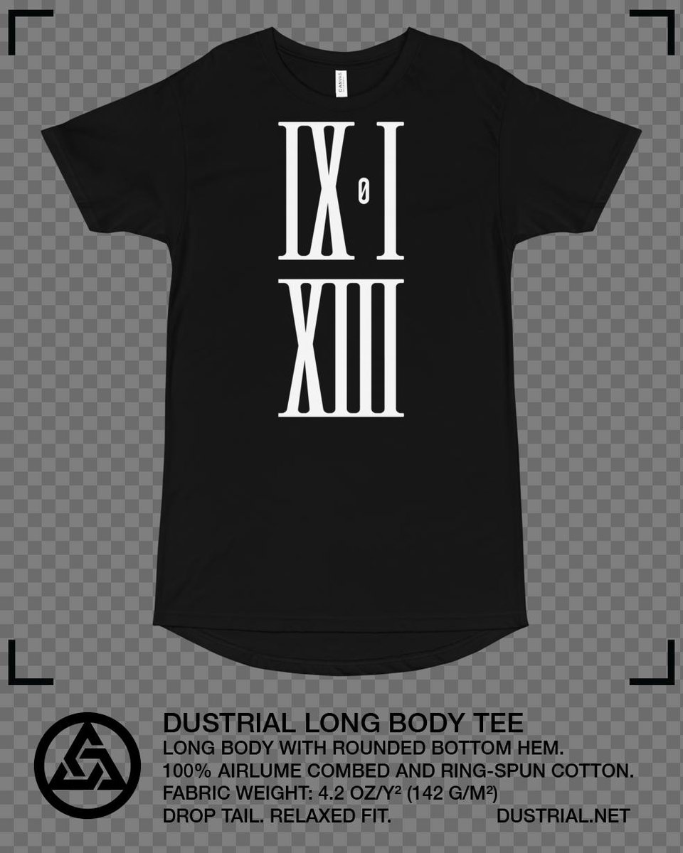 dustrial's tweet photo. ⚡️Long Body Tees
#droptail #airlume #ringspun #softAF 4.2 oz/y² (142 g/m²)
https://t.co/iMWxwZUxyT https://t.co/GJ8vT1CZZx