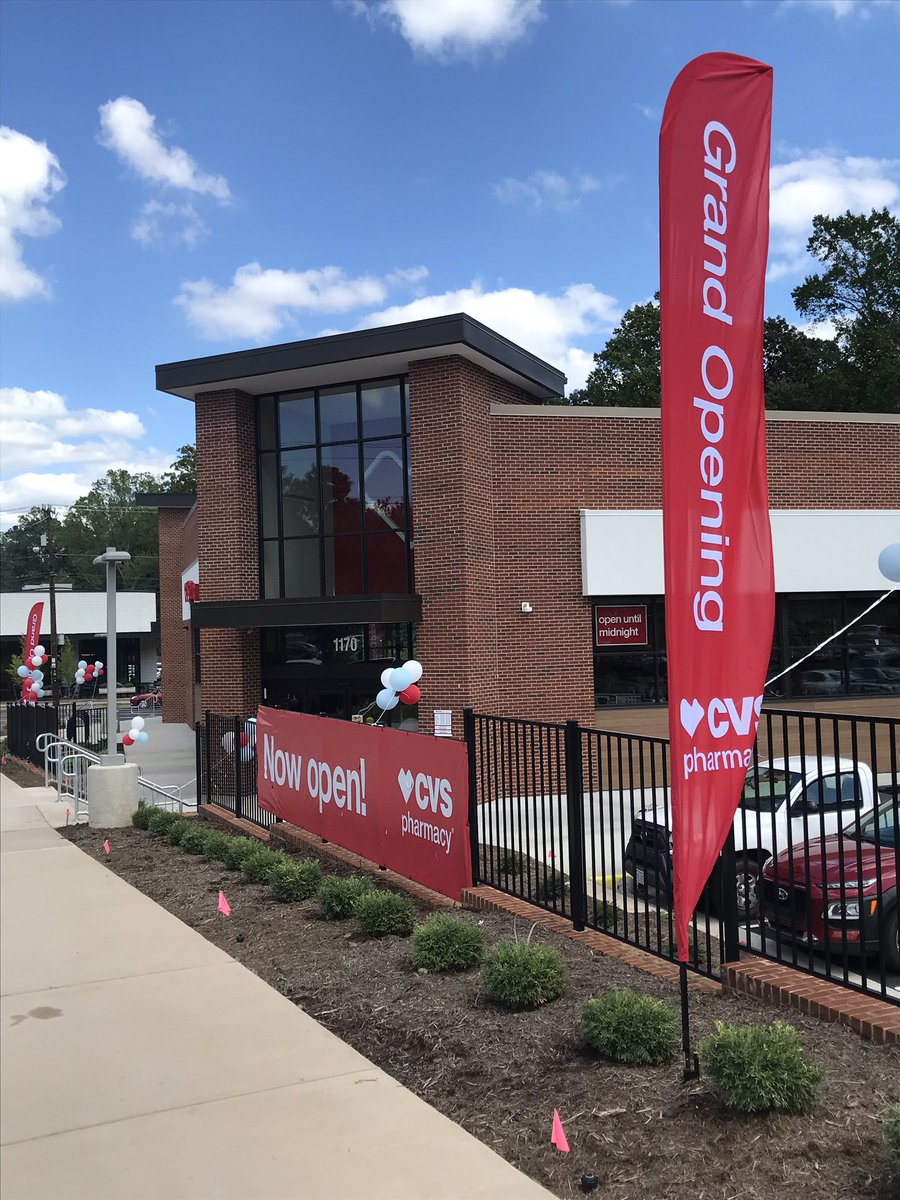 RobertARPH's tweet photo. The new Barracks Rd CVS is now open helping people on their path to better health. Come protect yourself from the flu or save time and money with CarePass and enjoy free prescription delivery. https://t.co/PSHnAuiB3C