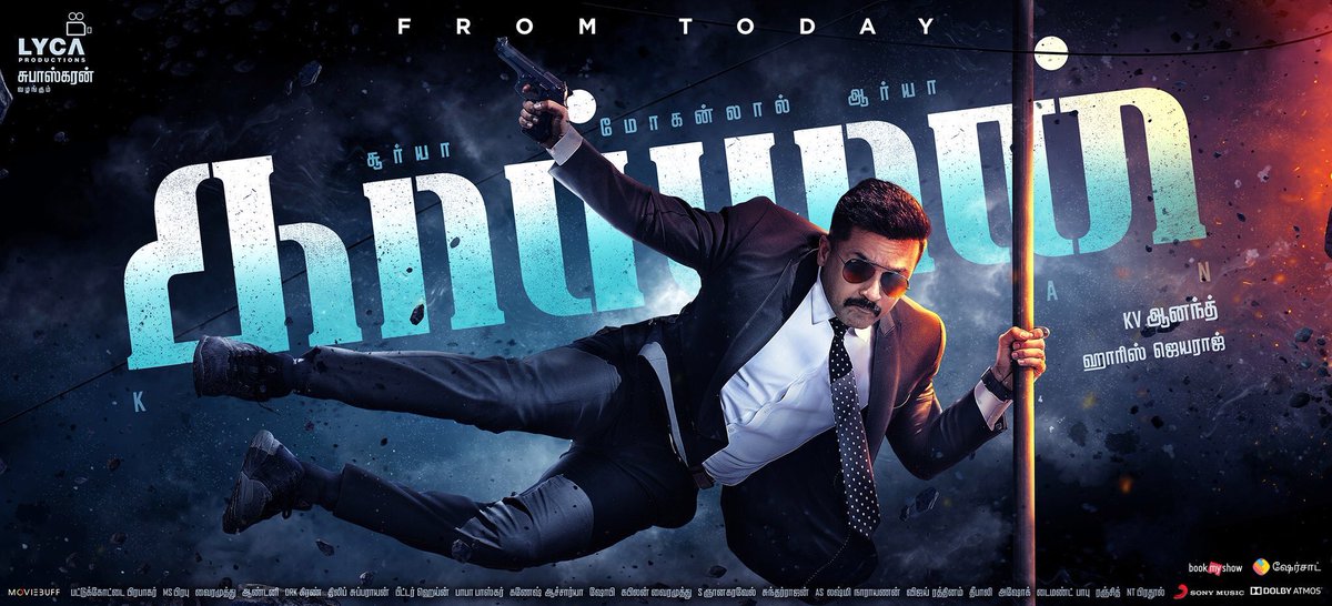 doraismovieland's tweet photo. #KaappaanFromToday 🔥🔥🔥 ...
#Show_Time (20th Sep) : #6Shows :
6:15 Am, 9:35 Am, 12:50 Pm, 4:05 Pm , 7:20 Pm & 10:45 Pm 💥
@Suriya_offl @anavenkat @Mohanlal @arya_offl @sayyeshaa @Jharrisjayaraj @LycaProductions ✌🏻 https://t.co/hWCXUnwLF5