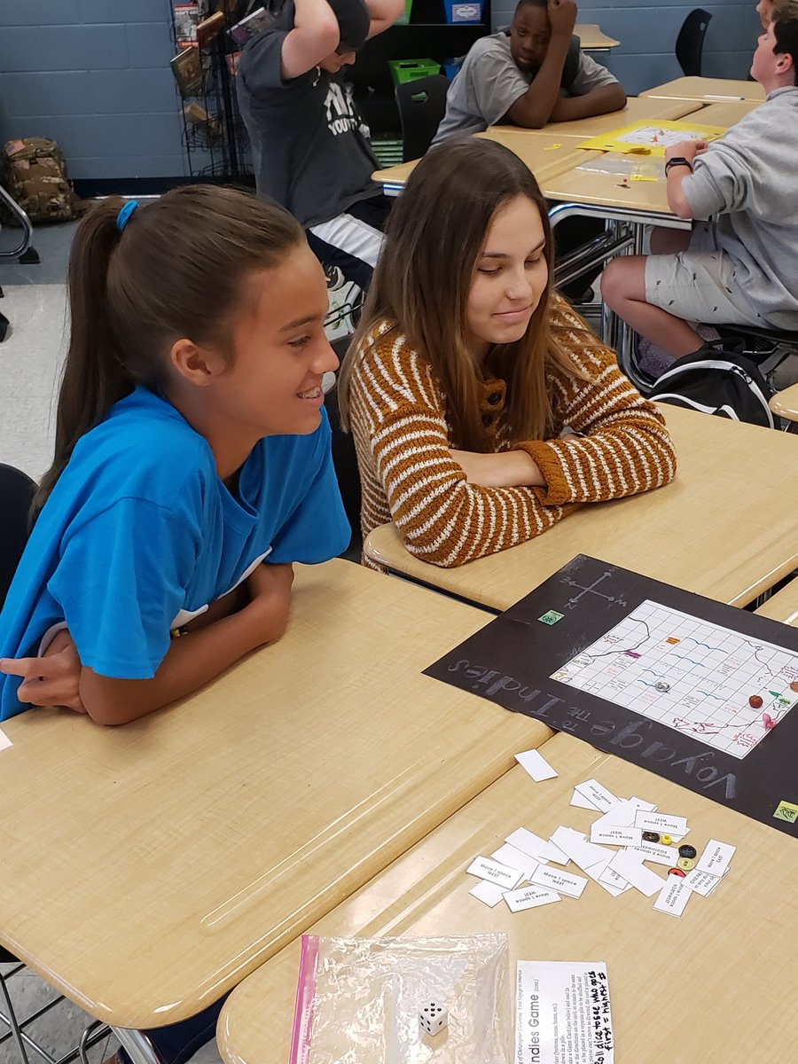 kericompton's tweet photo. Fun day today at RAMS. Voyage to the Indies game, learning about exploration and practicing our compass skills #rockyourschool #RamsInspire https://t.co/yHOjwCQaQu