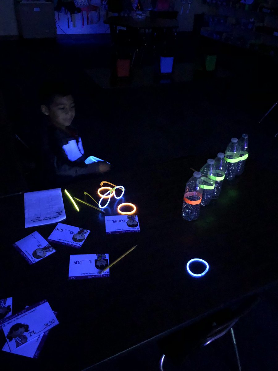 1F really glowed today when we got to practice all we have learned about 120 charts during the glow games! <a href="/LockheedElem/">Lockheed Elementary</a> #rockyourschool #setthestagetoengage