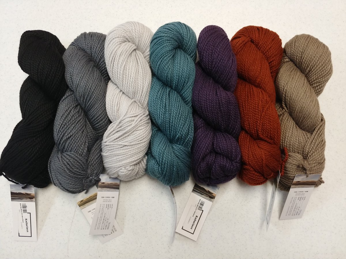 KnitoriousShop's tweet photo. Who like #new #yarn?? I know we do! New from @DreamYarn Dream In Color #fingering weight Smooshy with a variety of new #colors to choose from. New from @BlueSkyFibers Blue Sky Extra. A wonderful #aran weight #babyalpaca #merino mix. It has a wonderful stitch definition. https://t.co/cERq2ZFLNy