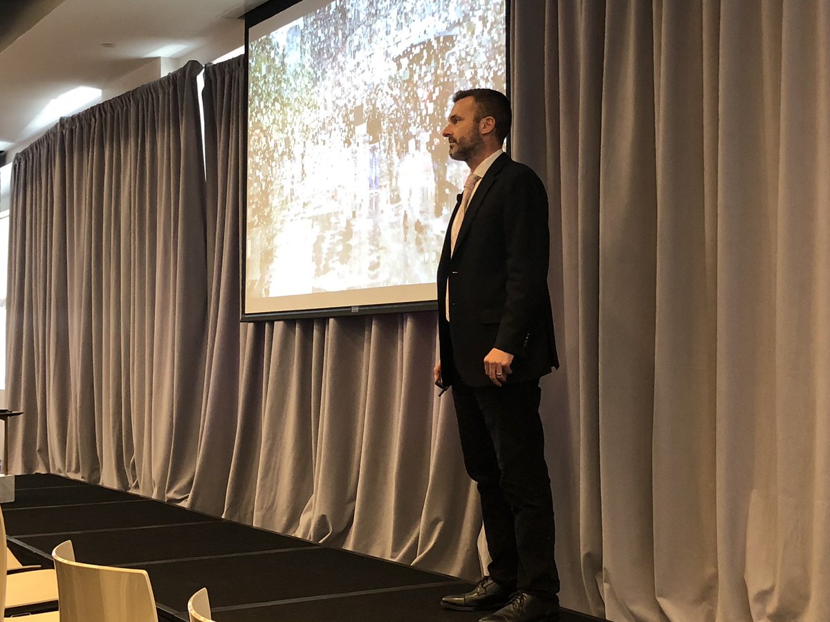 LipinskaAnna's tweet photo. .@profcarroll talking about his battle with Cambridge Analytica for his data rights. Understandably we cannot expect anyone to go through such an exhausting journey of trying to get their data back. That’s why we built @uport_me #identity #TheGreatHack #id2020summit https://t.co/JqsskVJxln