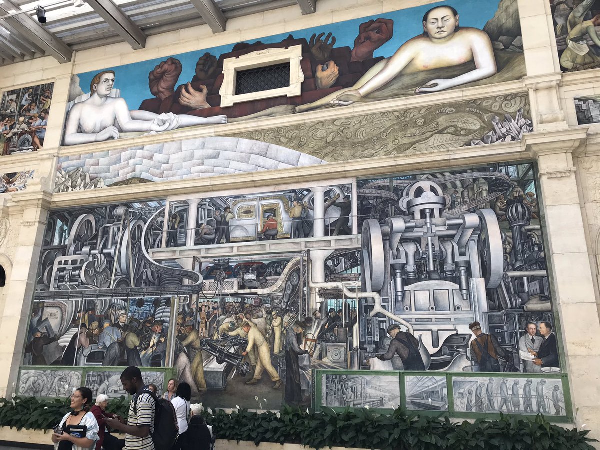 Mo Rocca On Twitter Finally Made It To Diadetroit And Saw Diego Rivera S Detroit Industry Murals Go And See For Yourself An Amazing Staff Of Docents On Hand To Give Background Https T Co Wsc1gvowpc