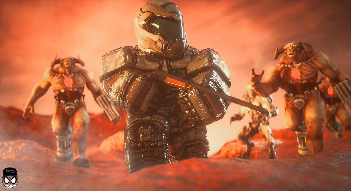 Doom Slayer Likes And Rts Are Appreciated Robloxgfx - new rts roblox