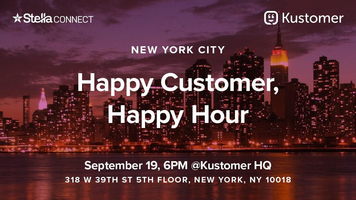 asjruk's tweet photo. Want to learn more about #CX? Be sure to join myself, @StellaConnect and @Kustomer for an intimate happy hour event tonight at 6pm in New York City! It's free to join: https://t.co/p6PR92Rs80

#nycx #cxconnections #cx #customerservice #nyc #Meetup https://t.co/1YGnF1e3n5