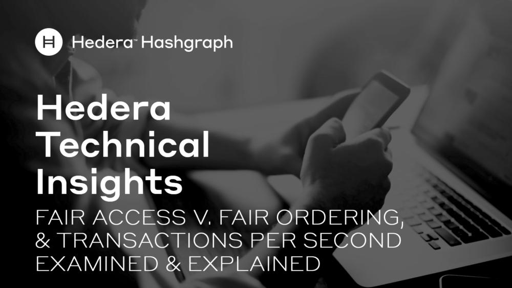 hedera's tweet image. The #DLT community is a healthy one, and so we’ve received some good-faith inquiries about Hedera @hashgraph, its consensus mechanisms, and the manner that we ensure fairness to all network participants. hedera.com/blog/fair-acce… #HelloFuture