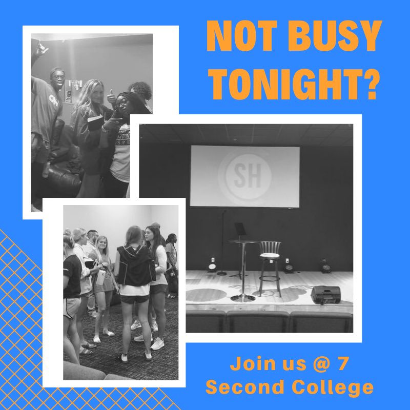 SecondCollege's tweet photo. Come join us tonight! Like always, there will be dessert too! 

#secondcollege #secondfamily #joinus #commumity #fellowship #huntsvilletx #huntsvillechurch #shsu #callingallbearkats #letsgooo #noperfectpeopleallowed https://t.co/EcpmT8ixtj