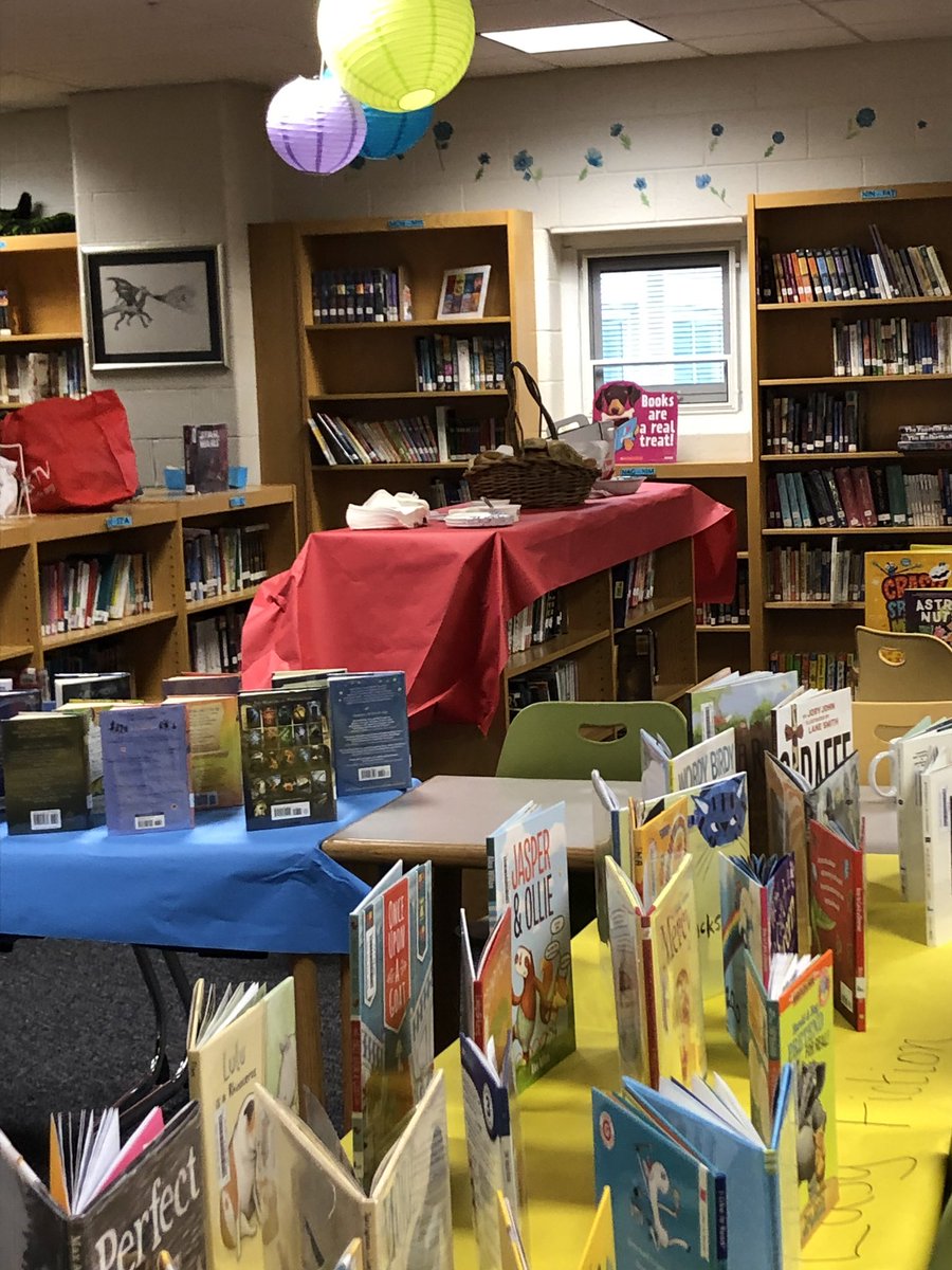 What a week! First there was books and bagels to see all the new books at <a href="/CBBridgeValley/">Bridge Valley Elem</a> for the staff...and then...two authors/illustrators, today! <a href="/CBLibraries/">CBLibraries</a>