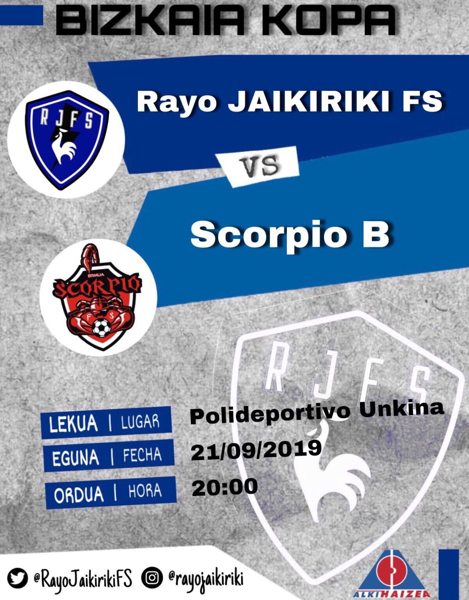 RayoJaikirikiFS's tweet photo. Las fiestas de Galdakao no serían lo mismo... si no jugara el Rayito!!!!!🥳
Primer partido oficial de la temporada, nos estrenamos en competición copera en casa!!! Os esperamos animando al equipo a tope, si las fiestas lo permiten...😜 
#VamosMiRayito #RayoCopero🍹 https://t.co/Wh49hhPr5c