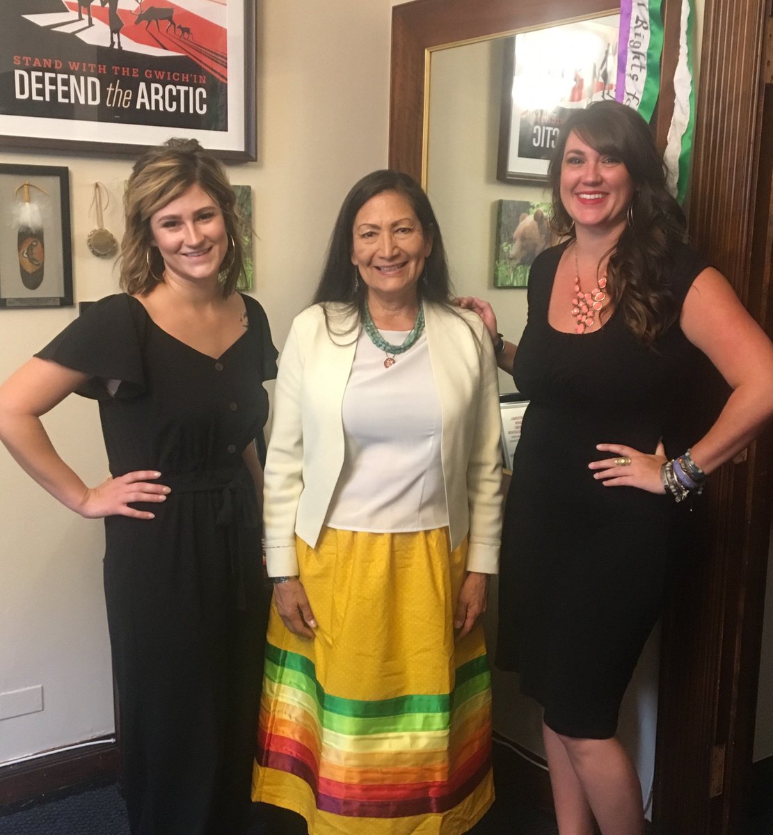 AmeriCorps's tweet photo. Thank you @RepDebHaaland for meeting with our Excellence in AmeriCorps awardee Alex Luce (left)! We are so proud of everything Alex and @MandysFarmNM's VAMOS program are doing to help individuals with developmental disabilities. #ACsymposium #AmeriCorpsWorks #AmeriCorps25 https://t.co/A46Bnvm5J6