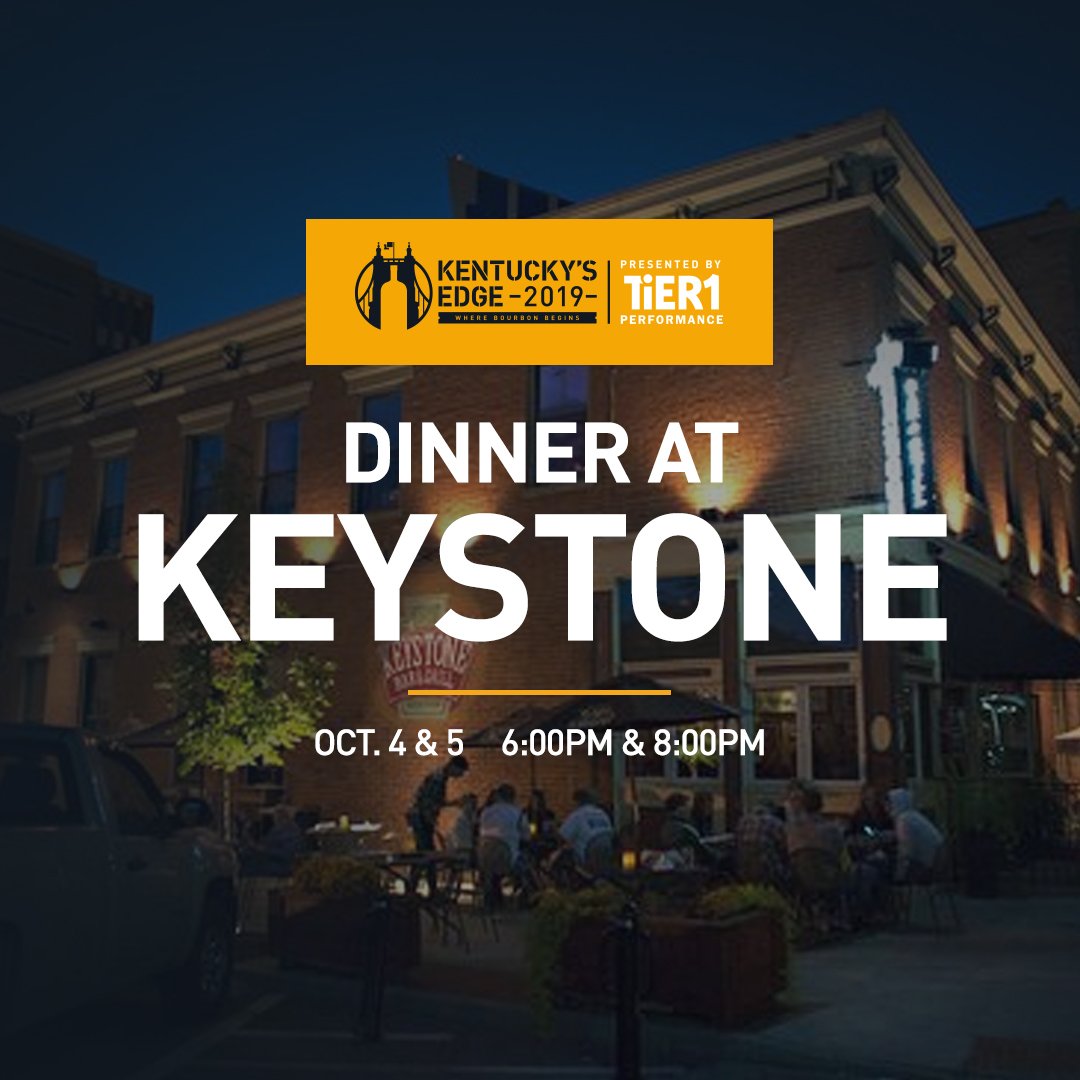 kentuckysedge's tweet photo. Stop at @Keystonebar during #KentuckysEdge for a special #bourbon #burger. Stuffed with bourbon-glazed #bacon, it is also topped with brie and bleu cheese stuffed cremini mushrooms which are marinated in - you guessed it! - bourbon.
Spots are limited: https://t.co/kHz3X19prs https://t.co/vPznCEjPxO
