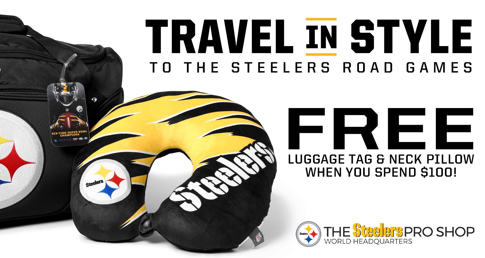 Steelers Pro Shop On Twitter Travel In Style Score A Free