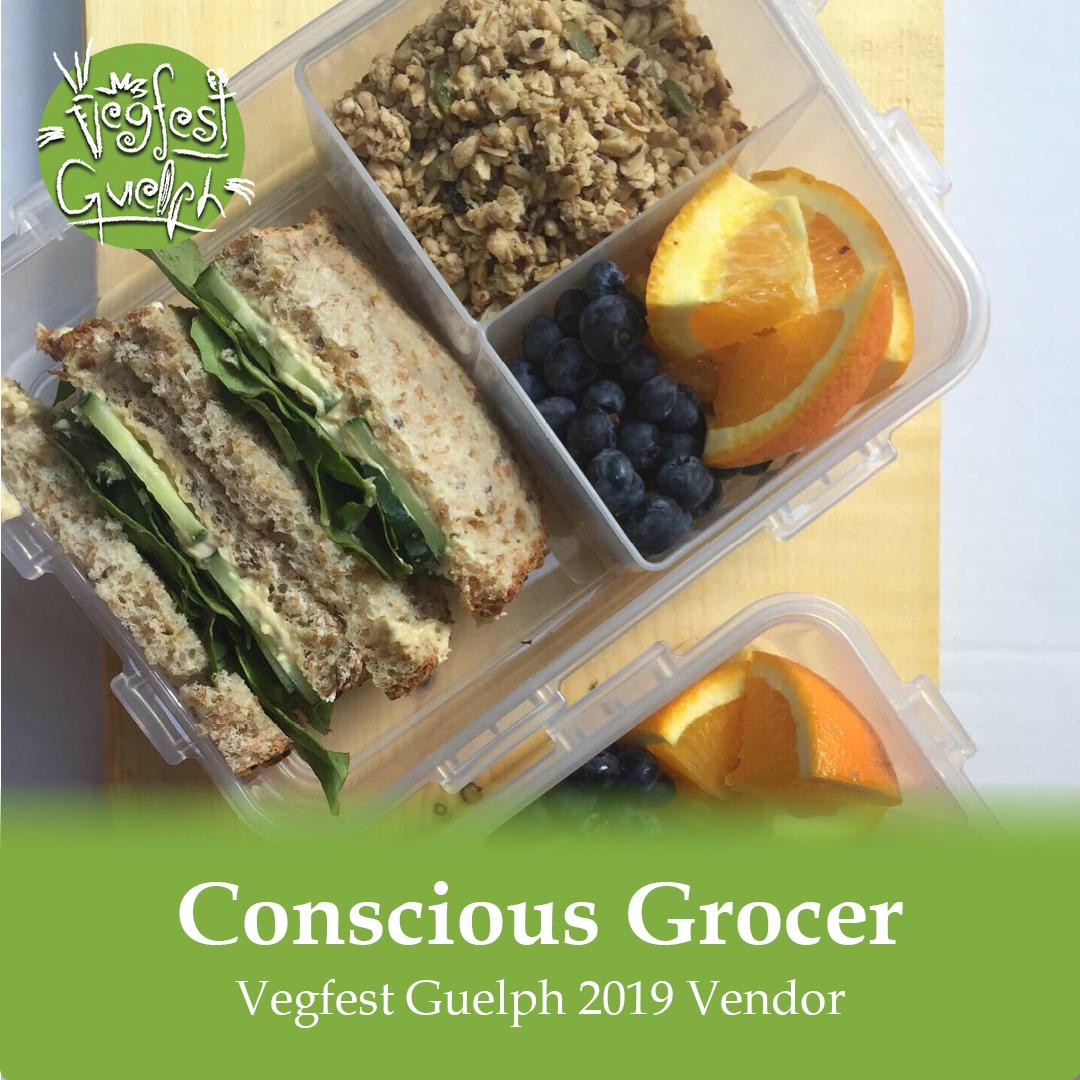 Vendor Spotlight: Conscious Grocer 

Craving food that is fresh, local, ethically sourced, and in line with your food values? The Conscious Grocer is an online shopping hub bringing Guelph zero-waste groceries and prepared meals that align with its eco-conscious community values.