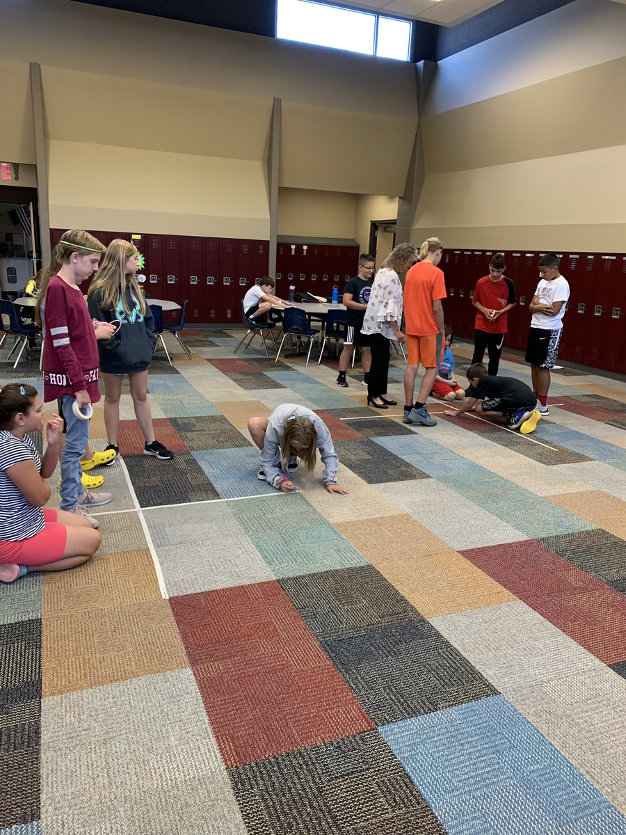 astambaugh8's tweet photo. What a fun day of learning. 🍭 for creating a coordinate plane, giving coordinates, & quadrants. #rockyourschool #phmslearn #313learn https://t.co/Cq4ZxjpScK