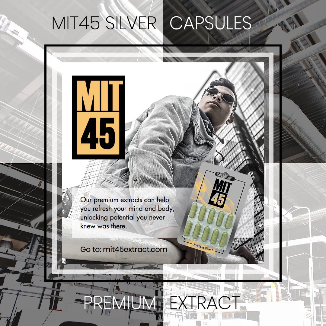 MIT45 Silver: another bold new #kratom experience. #MIT45