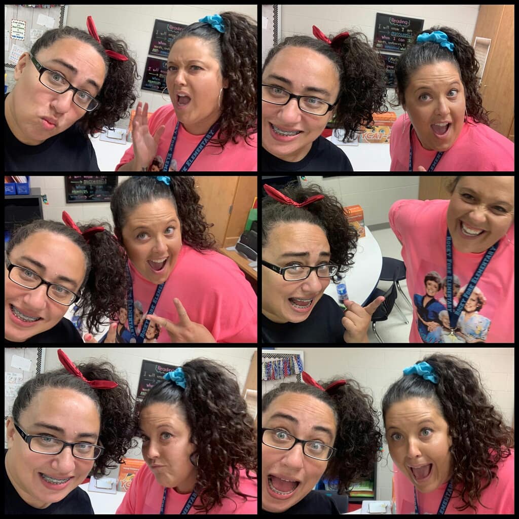 MellyMel2525's tweet photo. We "Rocked Our School" at Rocky Fork today!! 🎤📀🎵🎤📀🎵🎤 💃😎😜💃We had such a fun day! 💃😎😜💃

 #RockYourSchool #80sand90s #Lovemyteam #RockyFork https://t.co/tXr9vqGlVl