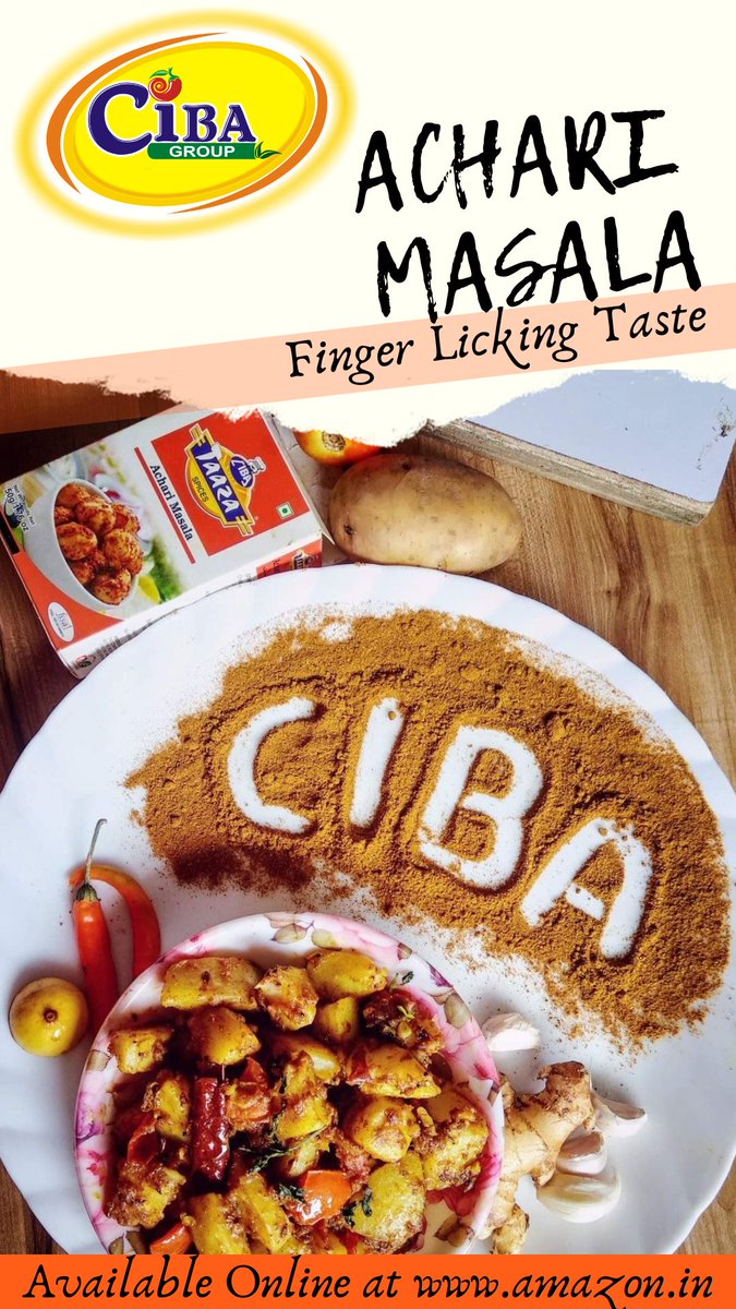 CibaSpices's tweet photo. #Achari Aloo tastes great with its unique #flavor which can be served with both #roti or #hot rice. This reserved #pickle recipe is an #awesome dish to serve with your family and friend.
P.C:- Nidhi Joshi
#AchariAloo #AchariBhindi #AchariMasala #Ciba #Taaza #Spices #amazon https://t.co/HP19vQ5bna