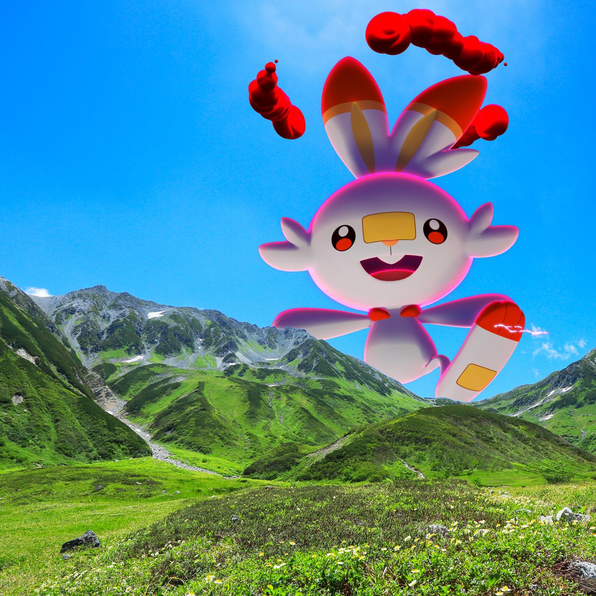 公式 ポケモン情報局 ダイマックスポケモン が出現 ポケモン剣盾 に登場する巨大化したポケモンを写し出す ダイ マックスカメラ が公開されました 早速挑戦してみたところ ダイマックスした ヒバニー を発見 写真の風景によって現れる