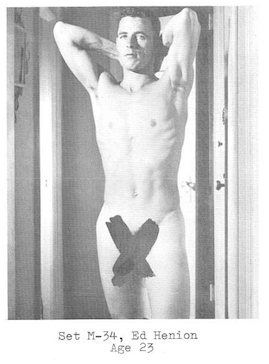 creatureblackl1's tweet photo. Ed Henion [Photos by Anthony Guyther for Vulcan Studio] Taken in New York but attributed to Continental Artists aka Continental Studios, based in Washington, DC, 1956 or so #edhenion #anthonyguyther #vulcanstudio #continentalartists #continentalstudios #vintagemen #uncut https://t.co/vlUmGkOfct
