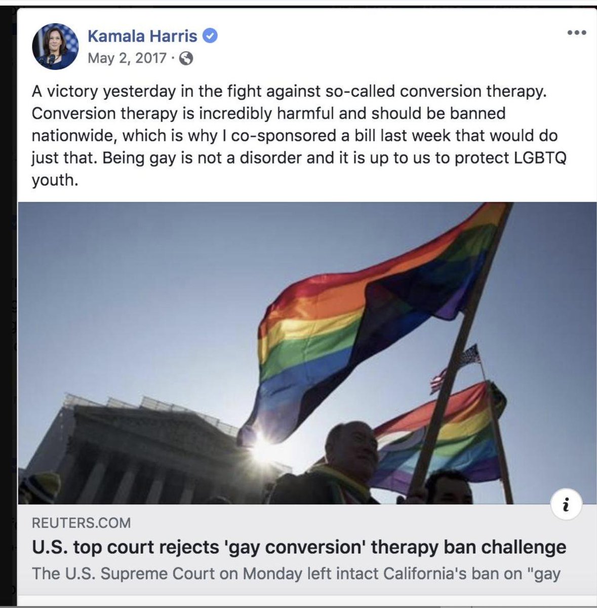 Kamala Harris with the follow up. Always on the details and making sure things stay on track.  #LGBT  #KHive