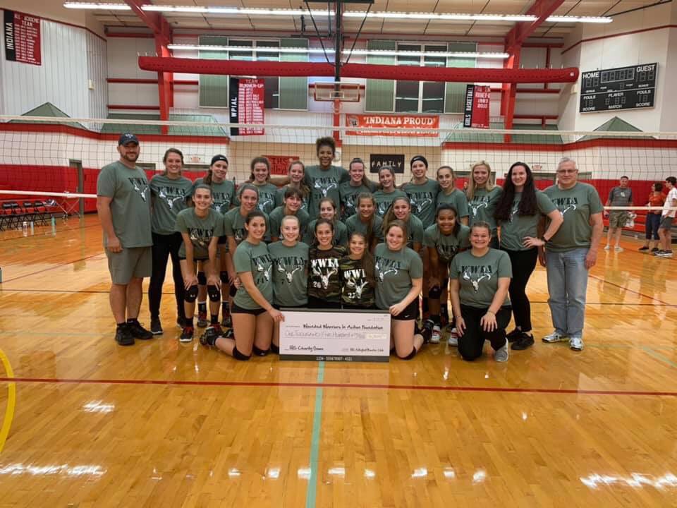 IHSHighArrow's tweet photo. IHS girls volleyball raised over $1,500 for Wounded Warriors in Action Program! https://t.co/Q1o1D8FKR9