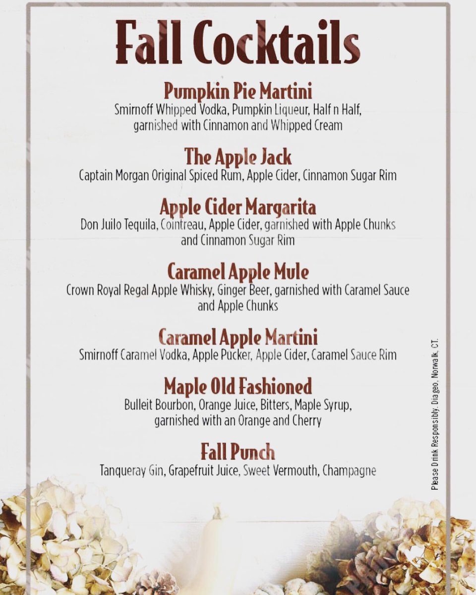 TheClubhouseGib's tweet photo. Stop in and try some of our yummy Fall Cocktails 🍁🍂 https://t.co/7F7txMZgyn