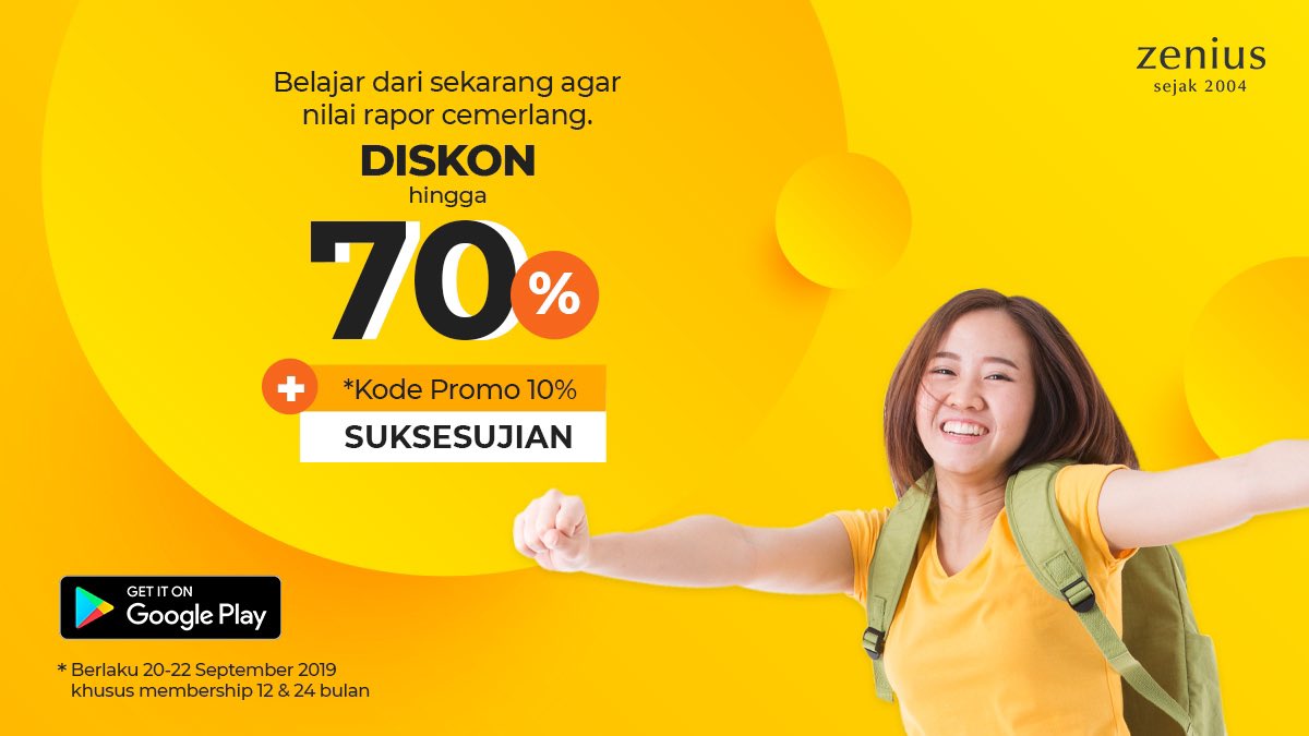 Zenius On Twitter Nilai Makin Oke Untuk Hadapi Snmptn Kamu Masih Punya Kesempatan Untuk Perbaiki Nilaimu Dari Sekarang Diskon 70 Potongan Harga Tambahan 10 Khusus Untuk Membership 12 24 Bulan Zenius On Twitter Nilai Makin Oke Untuk Hadapi Snmptn Kamu Masih Punya Kesempatan Untuk Perbaiki Nilaimu Dari Sekarang Diskon 70 Potongan Harga Tambahan 10 Khusus Untuk Membership 12 24 Bulan
