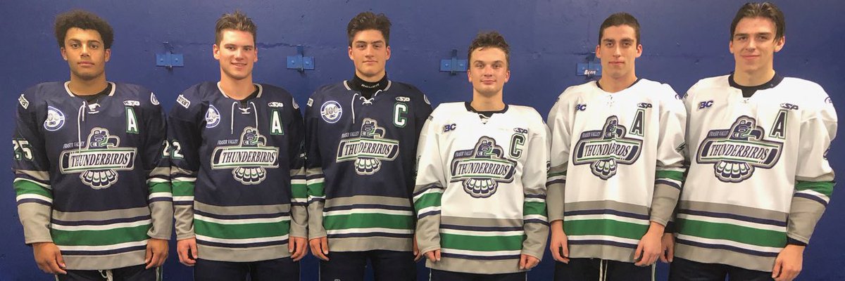 The #tbirds are proud to announce their leadership group for the 2019-2020 season. Congrats to our home group of Zack Feaver, Owen Forfelllow and Ethan Willoughby and our away group of Dawson Good, Nolan Wall and Trey Taylor. #TBirdNation