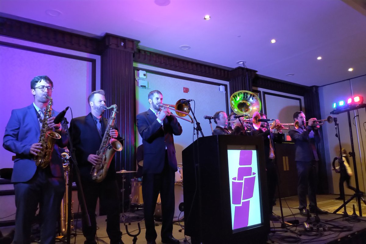 Winnipeg's Dirty Catfish Brass Brand bringing the sounds of New Orleans to the prairies and to the <a href="/IBACanada/">IBACanada</a> President's Dinner. <a href="/krowe99/">Kent Rowe</a>