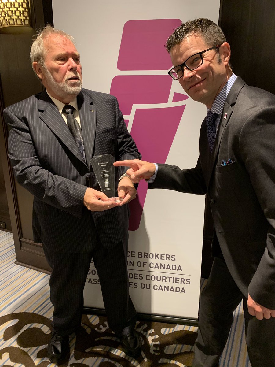 IBACanada's tweet photo. Congratulations to Wayne Vokey the 2019 recipient of the Dale Rempel Award / Félicitations à Wayne Vokey le gagnant du prix Dale-Rempel 2019 photos: @RempelIns @bigairmcnair 
@IBACanada #IBAC2019Winnipeg #ACAC2019Winnipeg @IBAManitoba @nbbrokers @IbanSocial https://t.co/lBWRGf7Ztv