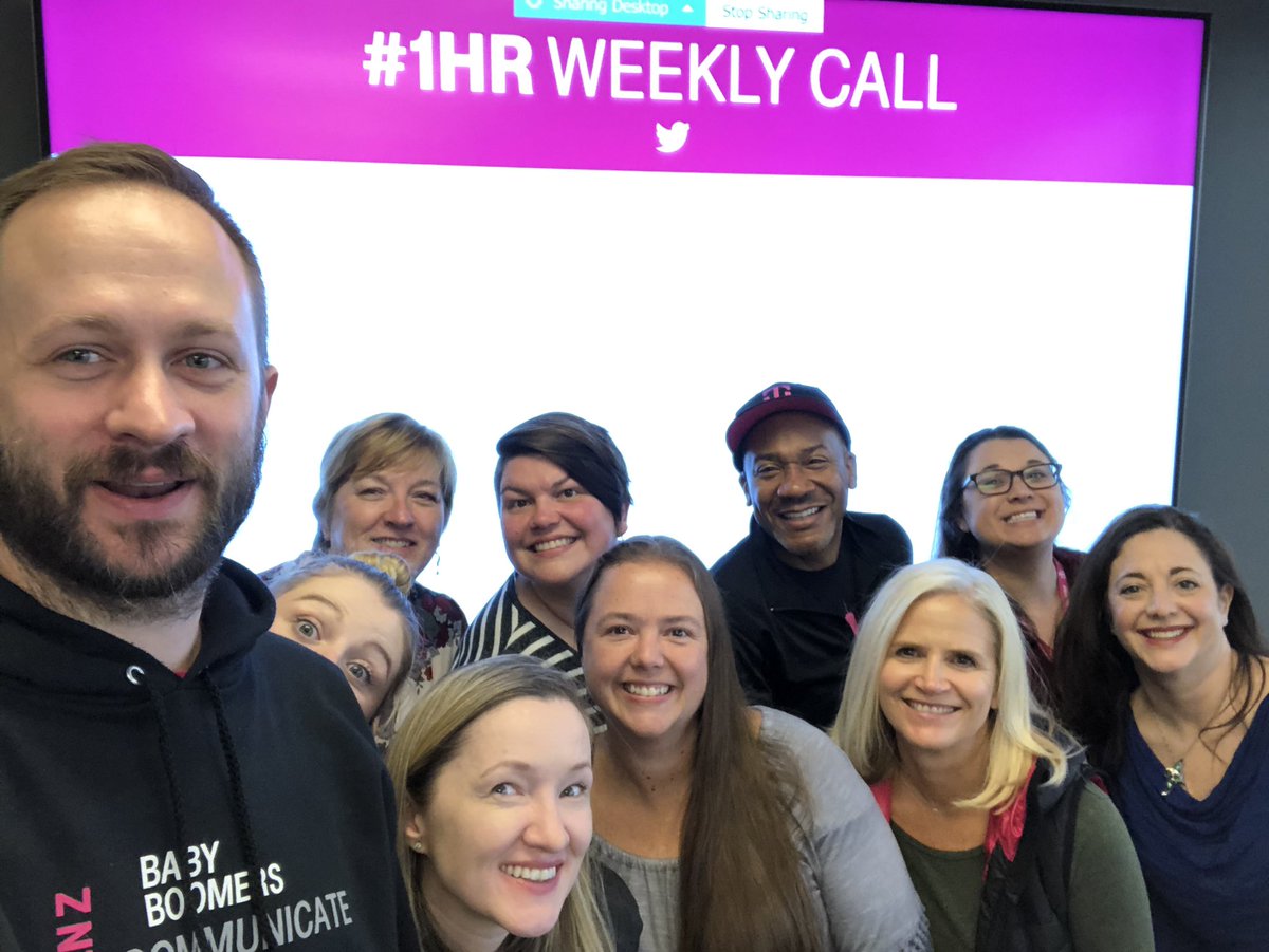 Another edition of #1HR weekly call. For those lucky folks who get to listen in, thanks for joining us today!