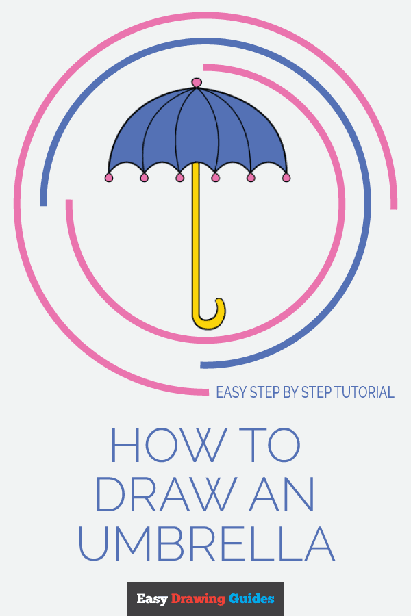 How To Draw Umbrella Step By Step - DRAWING TUTORIALS
