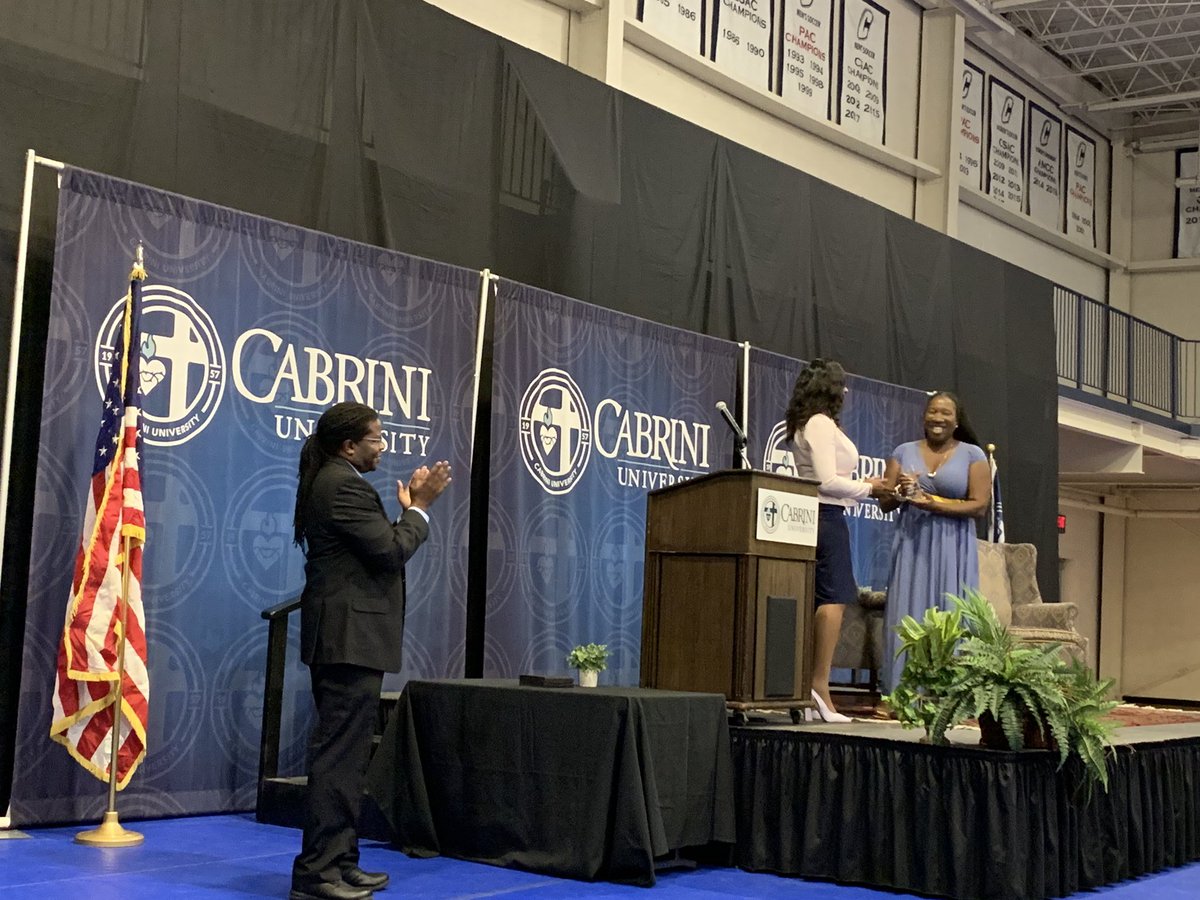 HistoryCabrini's tweet photo. More photos from the Ivy Young Willis Martha Willis Dale Award event honoring Tarana Burke. https://t.co/hOyJs9mOvI
