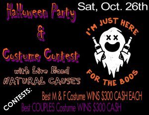 Club90SLC's tweet photo. Halloween Party &amp; Contest with Live Band NATURAL CAUSES https://t.co/N7a6W1yepx https://t.co/QKcBO1Icfu