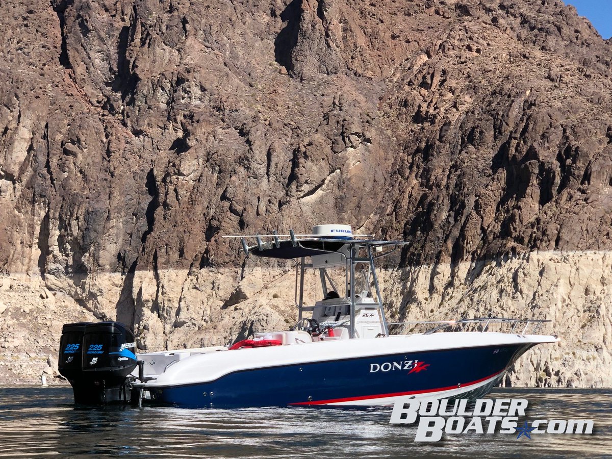 BoulderBoatSale's tweet image. 2001 Donzi 26 ZF. Low hour boat in great condition. For complete details visit: BoulderBoats.com #donzi #centerconsole #eatsleepfish