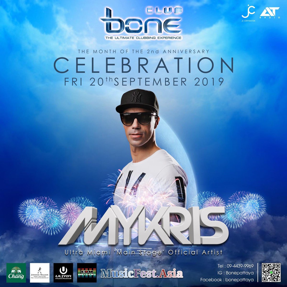 #TONIGHT @DjMykris all the way from #Miami to #Pattaya #Thailand #Mykris #Bone #UMF #DJMag 9/20