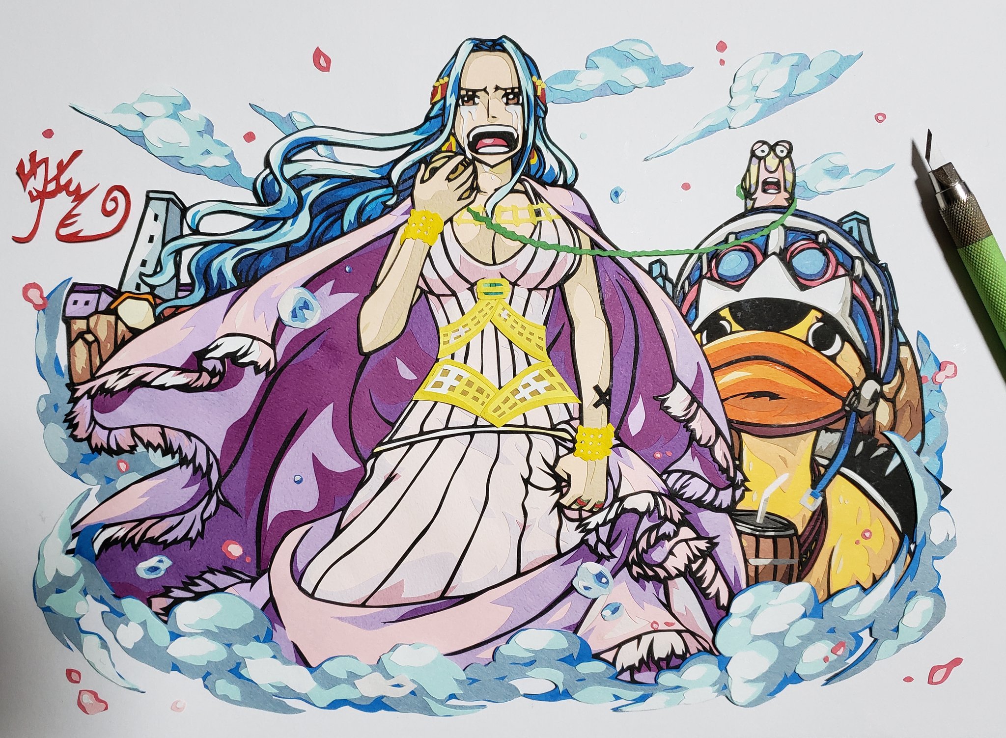 龍 完成いたしました One Pieceよりビビ カルー 電伝虫 そう あの場面です 色々と細かい所まで頑張りました ちょっとずつでもカラー切り絵が得意になるように特訓特訓です ワンピース 切り絵 カルー 電伝虫 ビビ T Co X4ajil8yvh 龍 完成いたしました One Pieceよりビビ カルー 電伝虫 そう あの場面です 色々と細かい所まで頑張りました ちょっとずつでもカラー切り絵が得意になるように特訓特訓です ワンピース 切り絵 カルー 電伝虫 ビビ T Co X4ajil8yvh