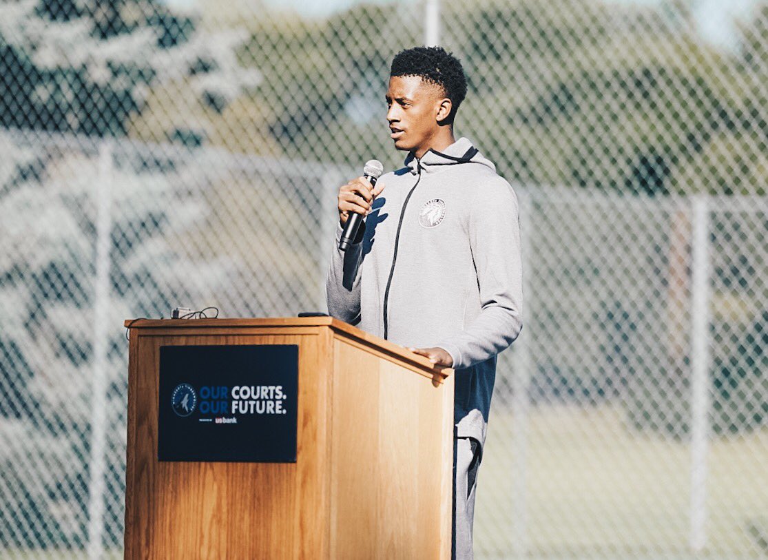 Timberwolves's tweet photo. OUR COURTS.
OUR FUTURE.

📍Fridley, MN 
@usbank https://t.co/XJvrtvrek1