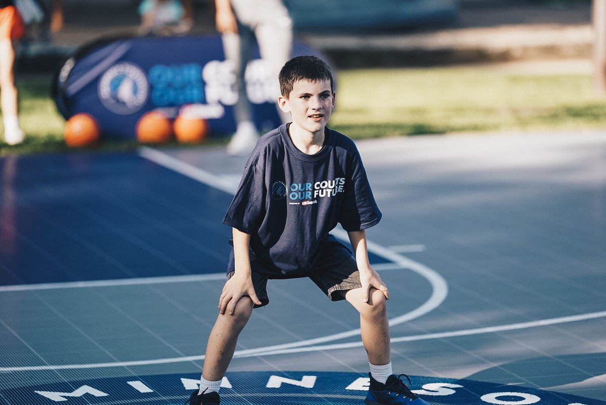 Timberwolves's tweet photo. OUR COURTS.
OUR FUTURE.

📍Fridley, MN 
@usbank https://t.co/XJvrtvrek1