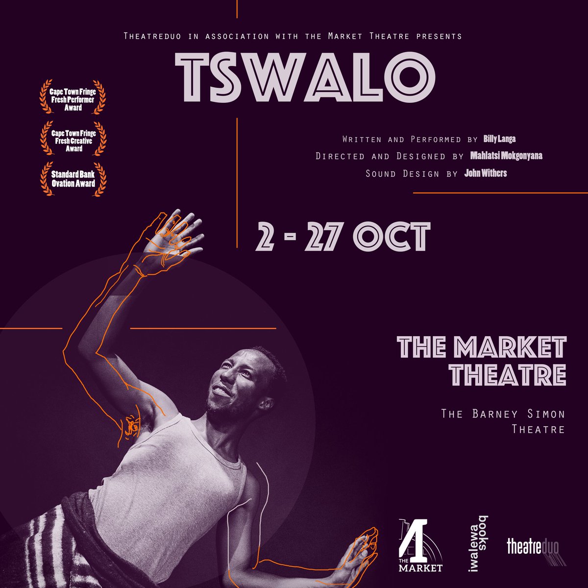 theatreduo2's tweet photo. We have  2 questions for you.

1. Are you coming to see the award-winning Tswalo?
2. Do you have your  tickets?

Dates: 2-27 October at @MarketTheatre

Tickets: https://t.co/ncmRMRxefM or Box Office at The Market Theatre https://t.co/WBrHtbTV8R