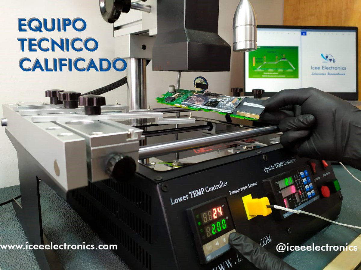 IceeElectronics's tweet photo. En #iceeelectronics contamos con personal altamente calificado, comprometido y apasionado que brinda un servicio personalizado, con respuestas oportunas a sus requerimientos.
Somos #iceeelectronics
#ROSH #ESD #pos #tpv #datafono #laboratoriotecnico #reparacionpos https://t.co/lQdmBEnXrK