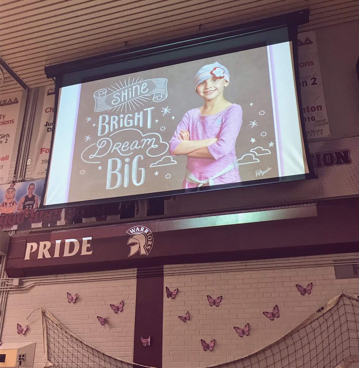 TerryFoxAB's tweet photo. The leadership team at Henry Wise Wood did an amazing job organizing their #TerryFoxRun today. Thank you to Lesley Roelofsen and her daughter Brynn for sharing Thea's courageous and inspiring story. The #goddessoflight is shining extra bright today ✨🦋 #TeamTBird @TerryFoxCanada https://t.co/ihvKaZA7fx