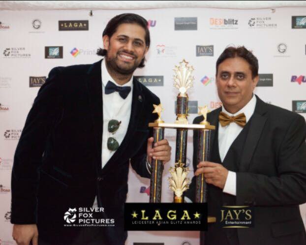 SajSahota's tweet photo. Catch Jay &amp; Nick Kotak with @rishi_modi @SabrasRadio Fri 20th Sept 8.45am talking about LEICESTER ASIAN GLITZ AWARDS 28Sept @demontforthall https://t.co/0WeXOT35D9