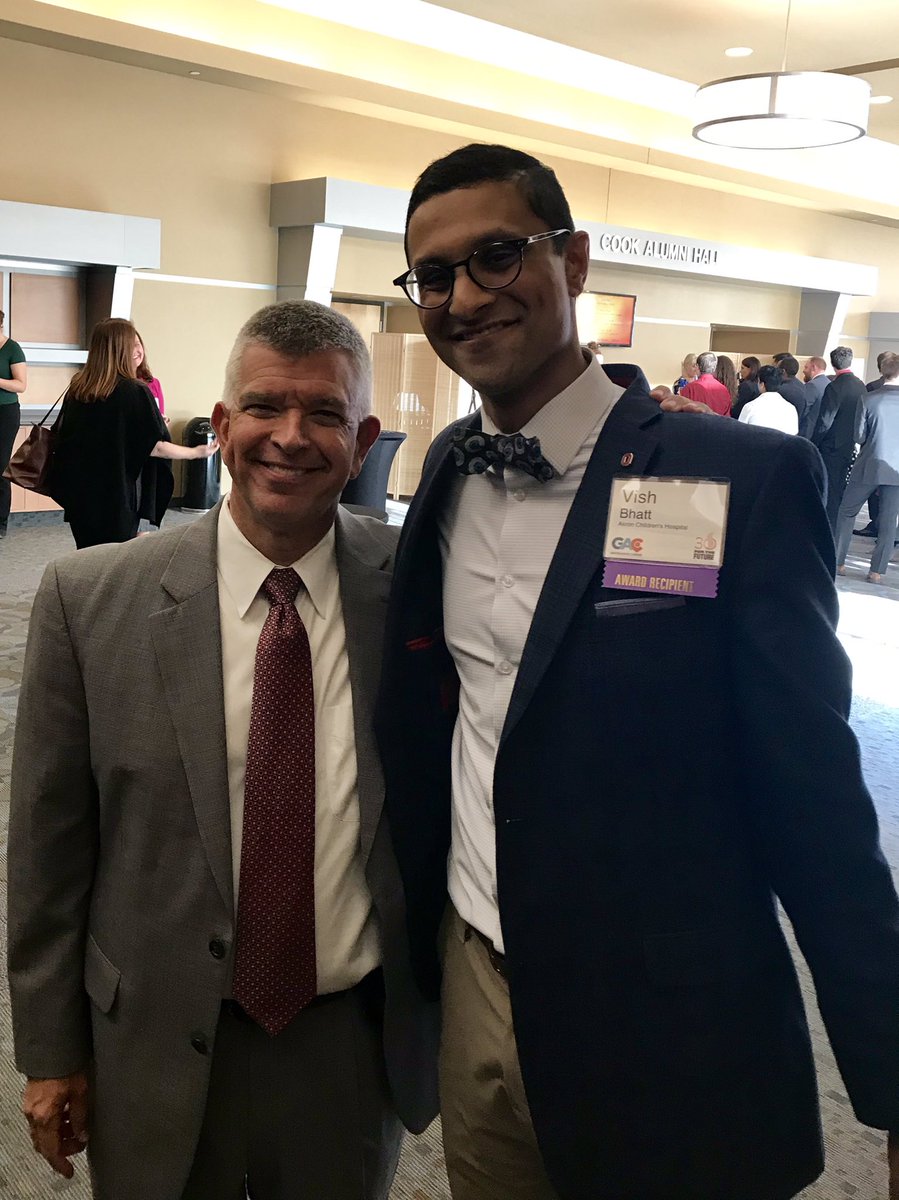 JeffreyHord's tweet photo. It is my pleasure to work along side this young leader @thevhb everyday.  Vish deeply cares about @AkronChildrens and serving Akron.  He is definitely one of #30ForTheFuture as recognized by @GrtAkronChamber tonight. https://t.co/GB9PP9OxLS