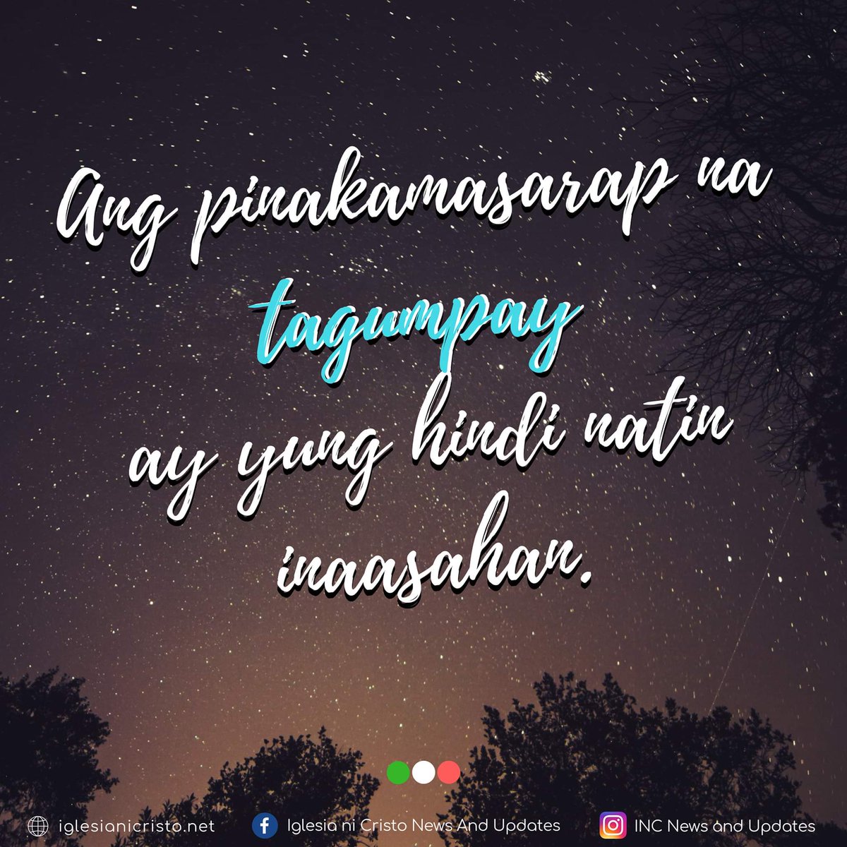 EleazarJade's tweet photo. Alam mo kung ano yung pinakamasarap na tagumpay?

Yung hindi mo inaasahan.

#kapatidthoughts 

📸 Tej Agetro https://t.co/j29U81C0jg