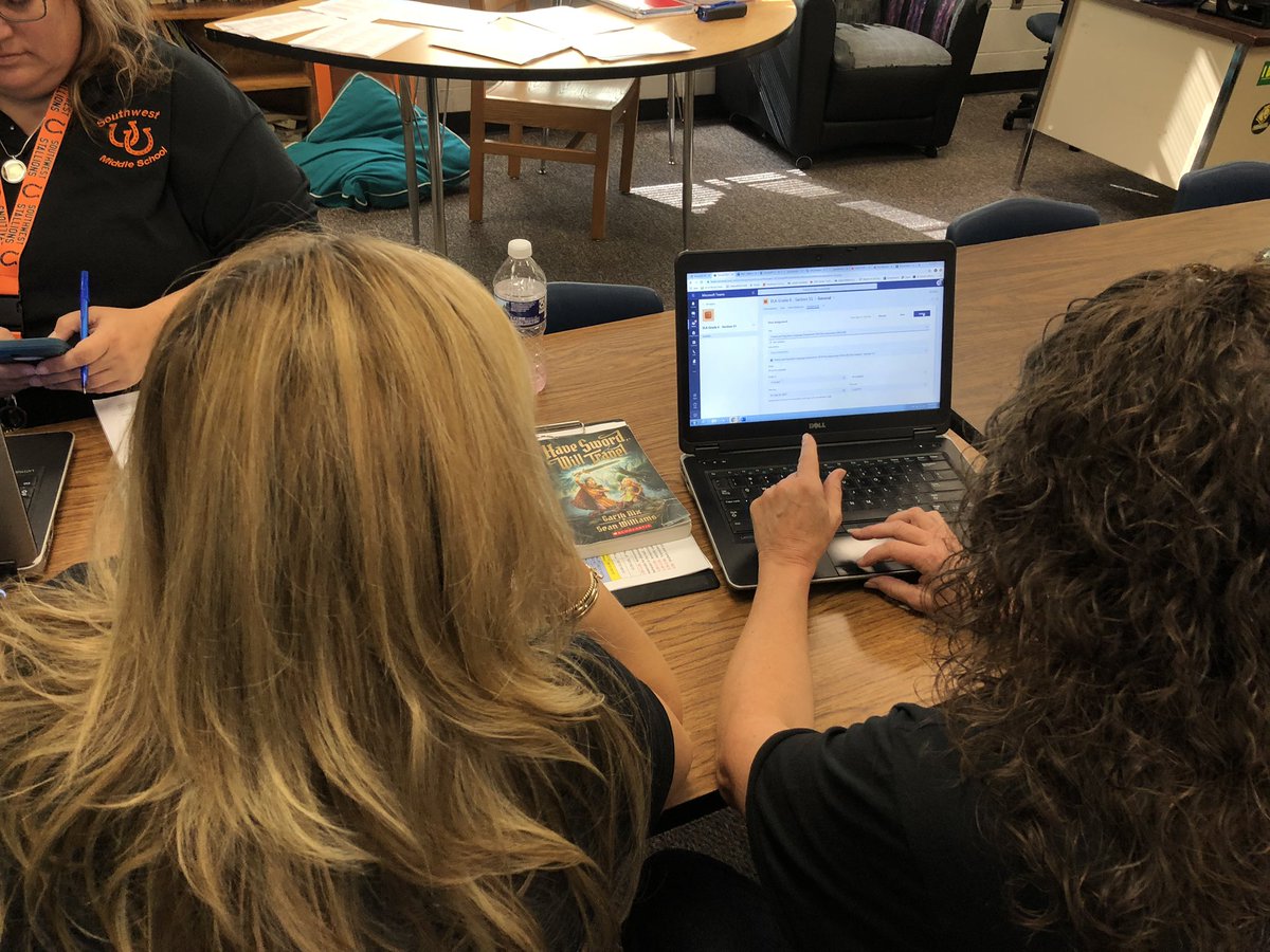 SachelleD's tweet image. Proud of my 6th grade @southwestcolts team!! Check out  @JenHardy38 helping @DEBORAHSINCLAR and @HeatherMustach assign a #MicrosoftForm quiz through @MicrosoftTeams assignments! #prouddlt #onslowdlt #teamsmania