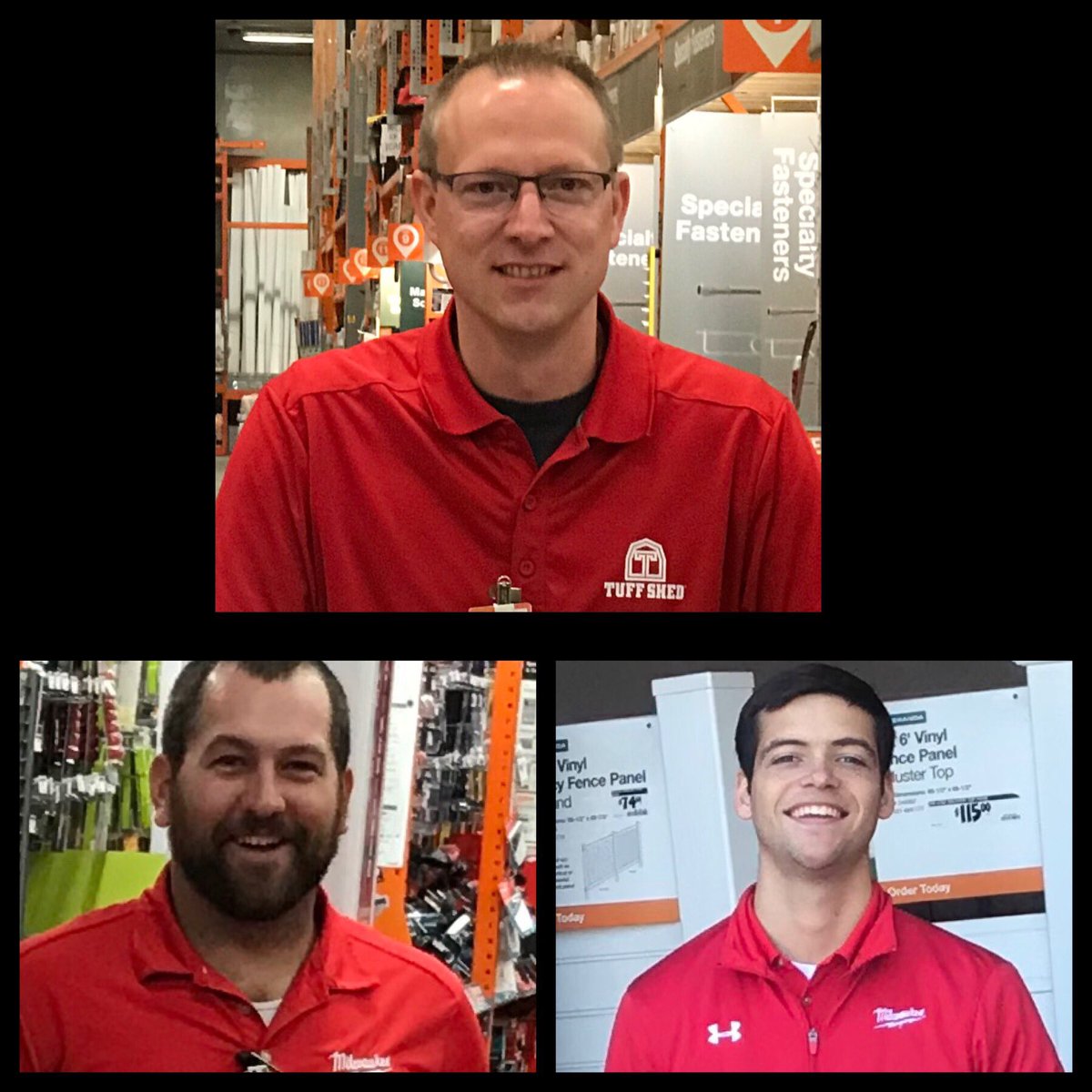 erinparker24's tweet photo. So proud of this group! We hit 4 stores this wk for Pro Days!! I’m so blessed &amp; fortunate to be able to team up w/these Vendors who have the same passion &amp; also bleed orange! There’s no “i” in team! Thanks Mike/Tuff Sheds &amp; Cory &amp; Scott/Milwaukee for a great week! We ROCKED IT! https://t.co/nO4h1X3ccZ