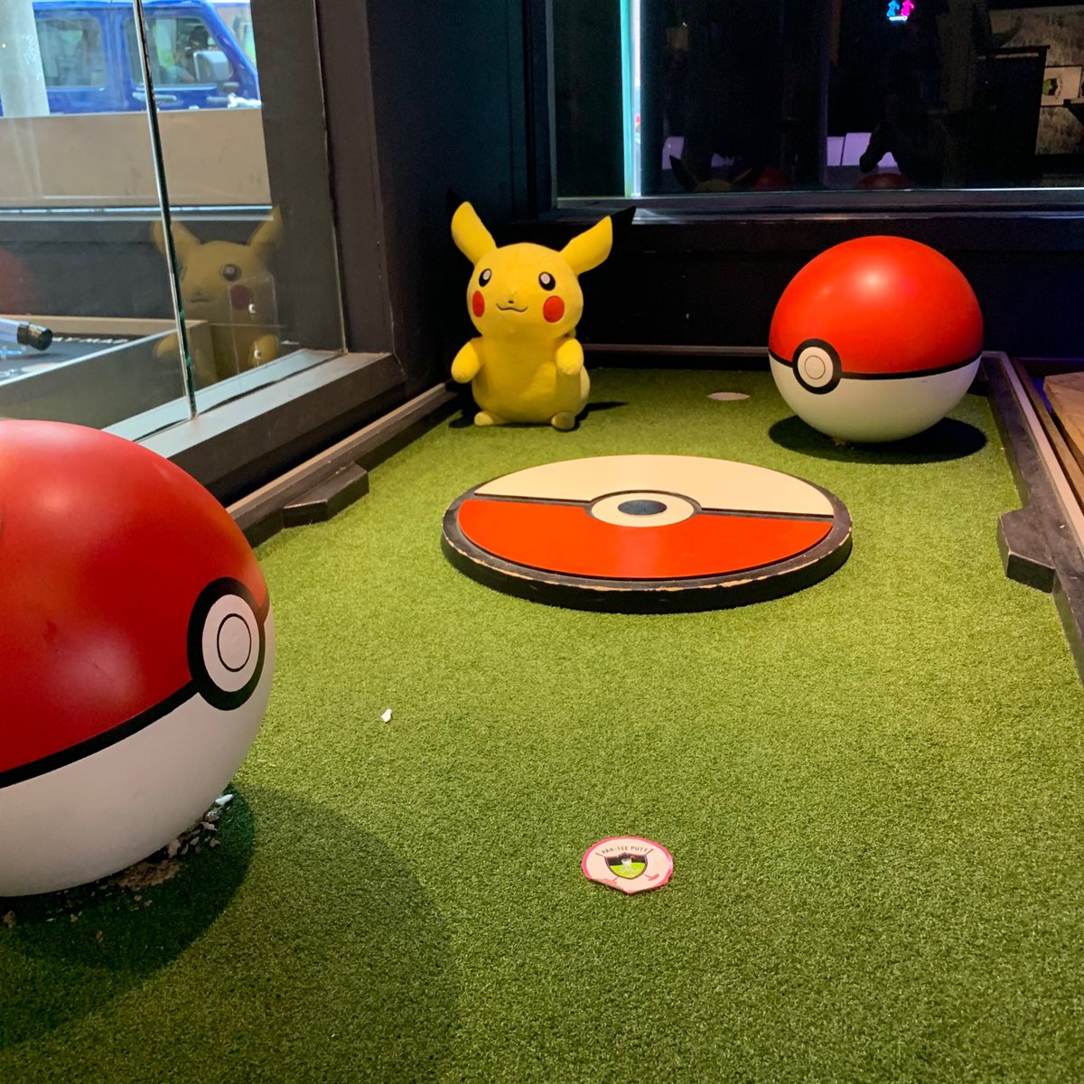 inthirdperson's tweet photo. Fore! Steff and I taking on the front 9 @ Par-Tee Putt!
🎮
⛳️
#minigolf #parteeputt #toronto #datenight #nintendo #pokemon #pikachu https://t.co/v4sN2UZCsG